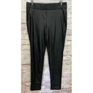 Fashion Nova Womens Lilana Faux Leather Leggings Pants Black Size XL NEW